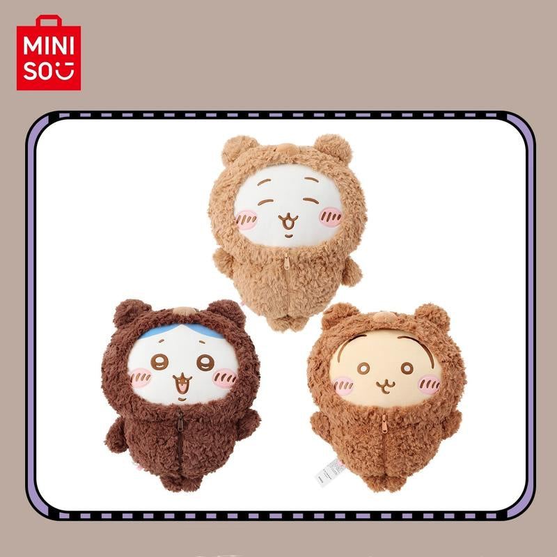 MINISO Chiikawa Fluffy Season Series - Large Bear Costume Plush Doll, Cute Usagi Stuffed Toy for Women and Fans Christmas & Holiday Haul