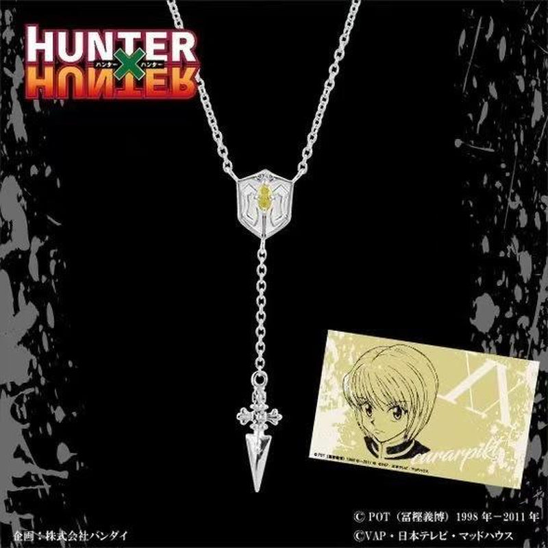 Hisoka Necklace, Joker Card Pendant, Hunter X Hunter Anime Jewelry for Fans & Cosplay